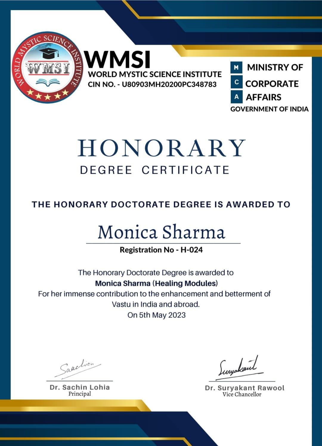 Honary degree